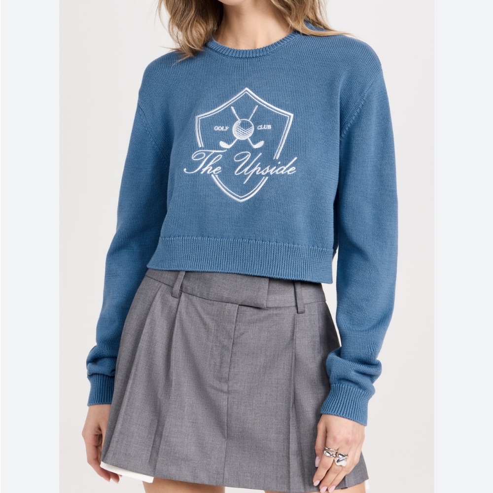 The Upside The Club Karlie knit cotton sweater size S